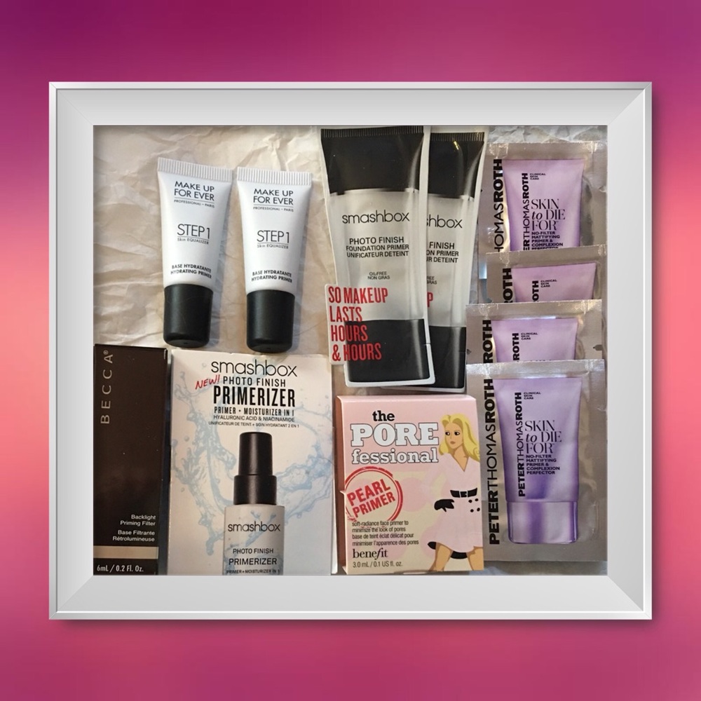 Lot of Smashbox, Becca, Makeup Forever Primers